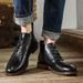 European Warm Series Men's Martin Boots High Top Business First Layer Cowhide British Style Large Size_vogvips.com