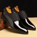 Big size new English gentleman groom Derby wedding shoes Business formal pointed leather shoes casual shoes men's shoes_vogvips.com