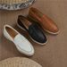 Men's Shoes Handmade Summer Loafers For Men, LP Soft Soled Top Grain Cowhide Slip On Genuine Leather Casual Loafers._vogvips.com