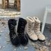 Sheepskin Fur Lace-up Boots For Women 2025 New Thick Sole Height-increasing Fleece-lined Thickened Warm Northeast Snow_vogvips.com