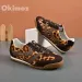 Casual Running Sneaker Designer Shoes Modern Unisex Streetwear Tennis Flats Featuring Feline Design Okimoz Daily Outfit_vogvips.com
