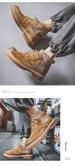 Martin Boots Men's Leather Short Boots Men's Wind Military Boots Medium And High-top Tooling Boots Heightened Non-slip_vogvips.com