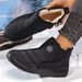New Warm Women's Shoes Cross-Border Cotton With Fleece Lining Thickened Thick Sole Comfortable Short Cold-Proof Snow_vogvips.com