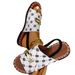 Women's Shoes New Flat Sandals For Women Fabric Elastic Band Metal Decorations Large Size Shoes Beach Shoes_vogvips.com