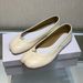 Big Hit! Original Factory Supply Channel Goods! European And American Genuine Leather Ninja Toe Silver Crack Ballet Pig_vogvips.com