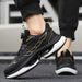 ShoeVault Breathable Sports Men's Popcorn Sole Anti-Slip Rotating Button Running Shoes Leather Surface Contact Customer Service_vogvips.com