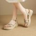 Roman-style Women's 2026 New Summer Model, One-strap Fairy-style Fashionable Versatile Sandals For Women To Pair With_vogvips.com