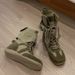 Women Boxing Boots Outdoor Workwear Martin For Women 2025 New Autumn Style Height-Increasing German Training Short Thick-Soled High-Top_vogvips.com