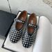 2025New Year Mary Jane Shoes Women Genuine Leather Round Toe Studded Flat Comfortable Ballet Dance Shoes_vogvips.com
