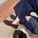 Niche Velvet Light Mouth Suede Lazy Loafers Women's Flat-bottomed Warm Cotton Shoes_vogvips.com