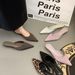French Style Pointed Thin Low Heel Closed Toe Half For Women 2025 Spring New Niche Design Shallow Mouth Slip-On Slippers_vogvips.com