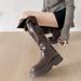 Fashion Design Patent Leather Over-the-Knee For Women 2025 Spring And Autumn New Super Trendy Slimming Fashionable_vogvips.com