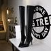 315-16 European And American Style Fashion Simple Stiletto High Heel Pointed Toe Winter Sexy Nightclub Slimming_vogvips.com