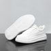 Men's Summer White Platform Sneakers Versatile Lightweight Breathable Soft Soled Casual Trendy X10_vogvips.com