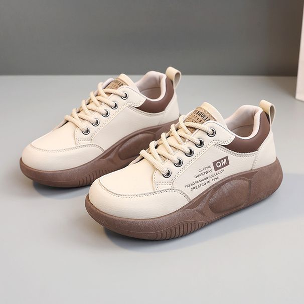 New 2024 Spring Thick Sole Elevated Sports Women's Student Street Casual Board Shoes_vogvips.com