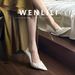 French-style Pearl High-end White Bridal Shoes For Women, 2026 New Model, Exquisite Satin Main Wedding Dress Stiletto_vogvips.com