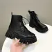 Autumn Women Casual Platform Lace Up Plush Chunky Ankle Boots Outdoor High Top Sneakers Comfortable Zip Shoes 260420_vogvips.com
