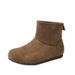 2026 Vintage Fleece-Lined Thickened Short For Women Autumn Winter New Veratile Super Popular Soft Sole Melard Snow_vogvips.com