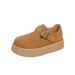 Women's Genuine Leather Platform Shoes - Lightweight Comfort With 4.5cm Hidden Height Boost (Sizes 34-40, Multiple Colors)_vogvips.com