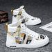 Autumn And Winter New Korean Version Trend Versatile Casual Board German Training Men's Sports High Fashion Shoes_vogvips.com