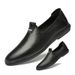 Crocodile Pattern Shoes Men's Thin Light Leather Shoes Soft Leather Soles Small Leather Shoes Lazy Gouging Men's Shoes_vogvips.com