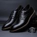 New Genuine Men's Soft Sole Business Casual Formal Office Wedding Extra Large Leather Shoes Trend_vogvips.com