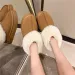 New 2024 Womens Thick Fashion Bottom Snow Boots Autumn Winter Plush Short Tube Indoor And Outdoor Large Size Cotton_vogvips.com