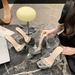 New Transparent Round-toe Platform Chunky Heel Fashion Sandals - Women's Casual High Heel Slides_vogvips.com