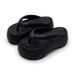 7.0 Thick Soles, Raised Height, Touching Character Slippers For Women To Wear Outdoors, Summer Indoor Home, Pinch Feet,_vogvips.com
