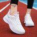 Plus Size Women's Sneakers New Breathable Casual Lightweight Soft Sole All-Season Flat Running Shoes_vogvips.com