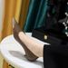 MTX 3739-8 Heels Stiletto Party Women's Shoes Snake Pattern Patent Leather Shallow Mouth Metal Pointed High Heel Pumps_vogvips.com