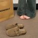 Women's Shoes Women's Spring Style Thick Soled Soft Soled Closed Toe Half Slip On Slip On Single Shoes_vogvips.com