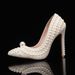 Women's Shoes new 11cm single shoes stiletto pointed white pearl wedding shoes wedding shoes high heels wedding_vogvips.com