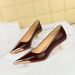 Women's Shoes Thin Heel Metal Pointed Head Shallow Mouth Pedicure Thin Spring And Autumn Women's Shoes_vogvips.com