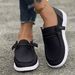 Women's Plus Size Casual Loafers Slip-On Shoes Flat Low-Cut Comfortable Walking Shoes For Spring & Autumn_vogvips.com
