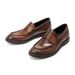 New Releases In December Loafers With Inner Stitching Retro Distressed Leather Shoes Casual Slip-On First Layer Cowhide 1107-16_vogvips.com
