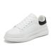 Large Size White For Both Men Women, Spring And Autumn Leather Waterproof Sports Shoes, Youth Casual Board Shoes_vogvips.com