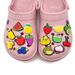 15 Sets Of Cute Fruit Shoes Flower Shoe Buckle Soft Rubber Shoe Accessories Accessories Decorative Buckle_vogvips.com
