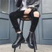 European Warm Series Martin Korean Trendy Four Seasons High-top Men's Leather Boots Thick-soled Work Shoes British Style Thickened Warm_vogvips.com