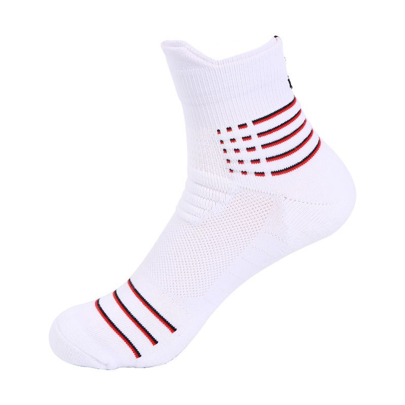 Outdoor sports cotton socks, any terry socks, non slip shock absorbing men's sports socks, basketball socks, elite socks_vogvips.com