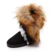 Womens platform suede shoes warm flat casual winter plush cotton snow boots trend ankle Bottas 241024_vogvips.com