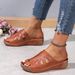 New Plus Size 2025 One-piece Outdoor Sandals Thick Soled Women's Slippers With Open Toed Bread And Butterfly Hollow Out_vogvips.com