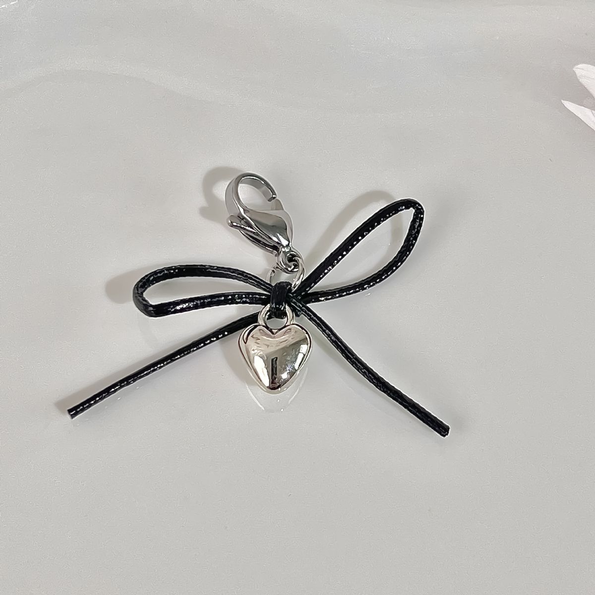 Shoe Buckle Shoe Flower Decoration Sweet Cool Personality Silver Rose Large Bow Handmade Shoe Buckle Accessories_vogvips.com