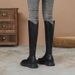 Fashion New Over-the-Knee 2025 Autumn Winter Korean Style Back Zipper V-Cut Versatile Comfortable Elegant Stretch Boots_vogvips.com