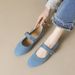 French Retro Flat-soled Mary Jane Shoes With Shallow Mouth Soft-soled Ballet Single Shoes For Women_vogvips.com