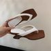 Chuyuji Retro Square-toed Wedge Flip-flops For Women, Summer Outdoor Thong Beach Sandals_vogvips.com