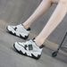 Inner Height Increase Dad Shoes Women's Korean Version Platform White Shoes Casual Versatile Women's Shoes_vogvips.com