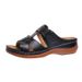 2025 In Oversized Size, Fashion Solid Color Thick Bottom Slippers, Women's Sandals_vogvips.com