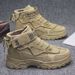 Euro Step Men's Martin Autumn Winter New High-top Work Korean Versatile British Style Short Boots Casual Trendy Shoes_vogvips.com