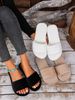 Women's Fashionable Non-Slip Wear-Resistant Linen Woven Flat Flip Flops_vogvips.com